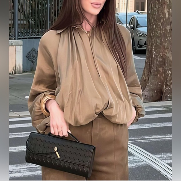 Puffed Bomber Jacket - Picture 1 of 4